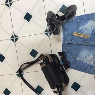 Quần short jean