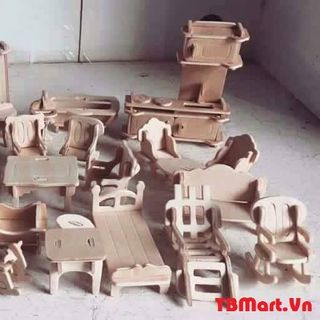 Bộ đồ chơi ghép gỗ 184 chi tiết