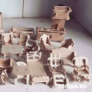 Bộ đồ chơi ghép gỗ 184 chi tiết