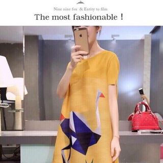 Đầm suôn hoạ tiết 3d hàng qc 215k