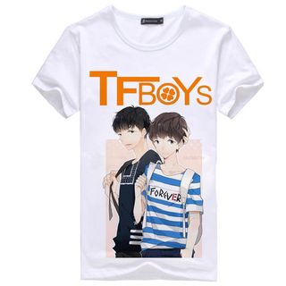Áo thun thần tượng tfboys ciu lun