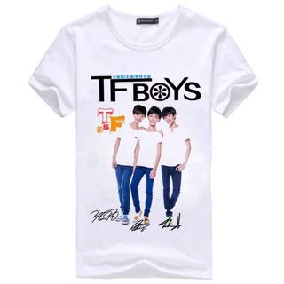 Áo thun thần tượng tfboys ciu lun
