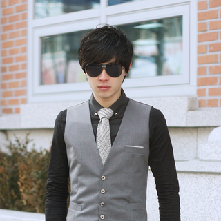 Áo vest gile hàn quốc - akn105