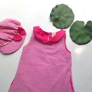 590070 đâm caro nơ cổ nón ri 8