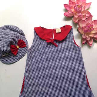 590070 đâm caro nơ cổ nón ri 8