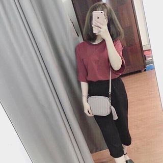 Áo tay lỡ trơn