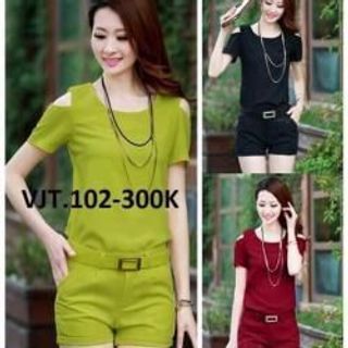 Set bộ ngắn chất cát hàn