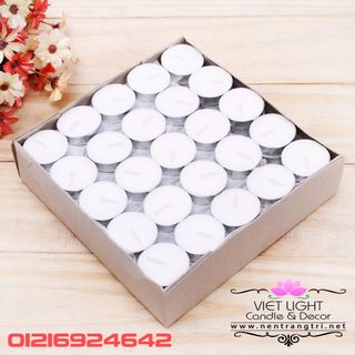 Nến tealight không khói hộp 100 viênnến 4 tiếng