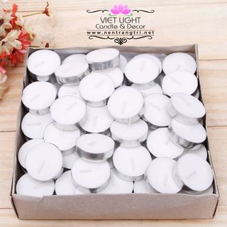 Nến tealight không khói hộp 50 viên