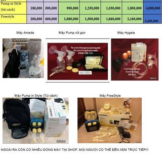 Dịch vụ cho thuê máy hút sữa medela - hàng mỹ 100