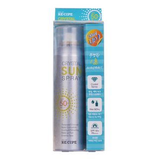 Chống nắng recipe crystal sun spray dạng xịt hàn quốc