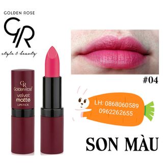 Son thổ golden rose velvet matte lipstic