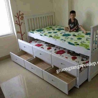 Giường 2 tầng trệt giá rẻ