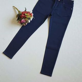 Quần thun topshop co giản thoải mái với 2 màu đen xanh đen