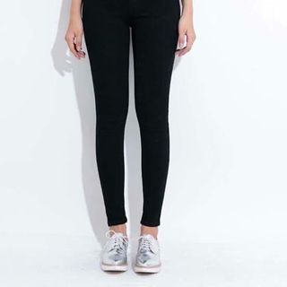 Quần thun topshop co giản thoải mái với 2 màu đen xanh đen