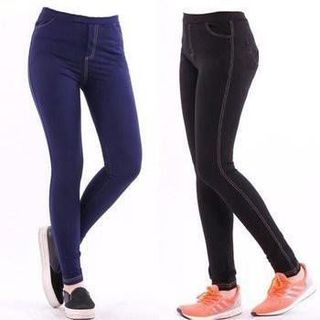 legging jean chỉ nổi f21