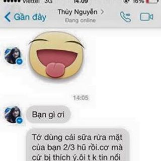 Sữa rửa mặt organic tảo xoắn