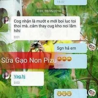 Kem sữa gạo non nhỏ
