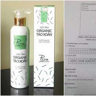 Sữa tắm organic tảo xoắn