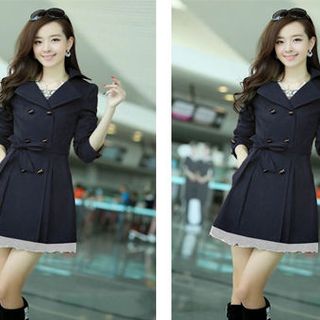 Áo khoác măng tô 2 lớp