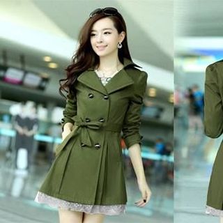 Áo khoác măng tô 2 lớp