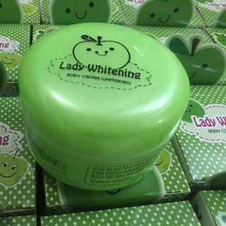 Giá sỉ kem dưỡng trắng da cốt táo xanh body lady whitening cream 250g
