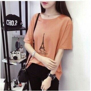 Áo form rộng xẻ tà