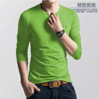 Ao thun tay dài cổ bà lai