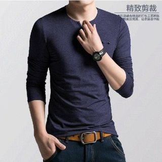 Ao thun tay dài cổ bà lai