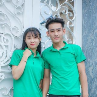 Áo thun cổ trụ trơn 38k