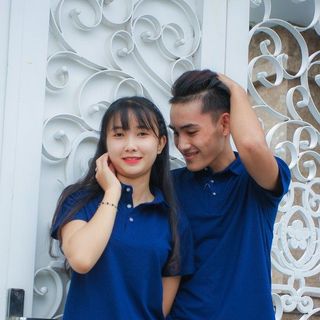 Áo thun cổ trụ trơn 38k
