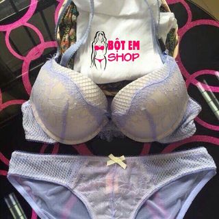 Bộ lót victorias secret ren lưới quả chéo sa003