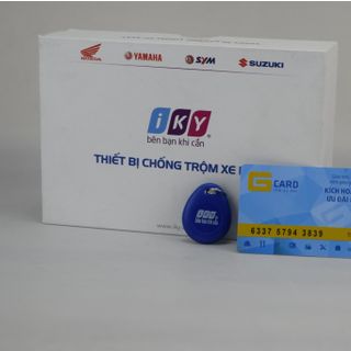Khóa chống trộm xe máy tích hợp remote tìm xe iky 11