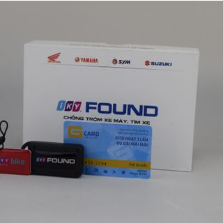 Khóa chống trộm xe máy remote thẻ từ iky found
