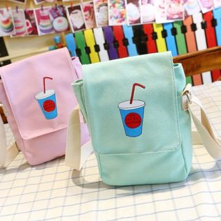 Túi vải bố canvas hình ly nước