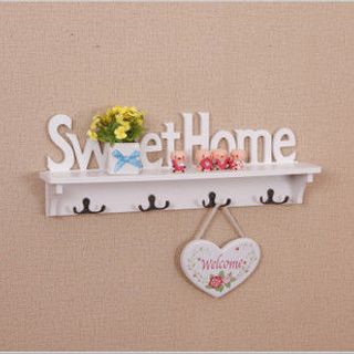 Móc treo tường kèm kệ để đồ sweet home nx302