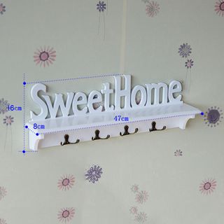 Móc treo tường kèm kệ để đồ sweet home nx302