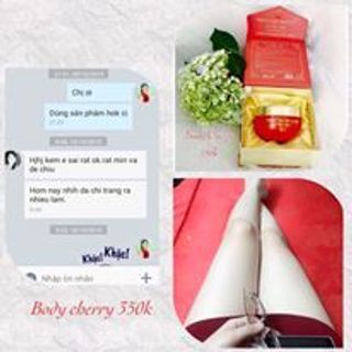 Kem dưỡng da body cherry