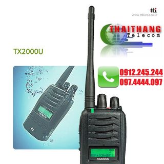 Bán bộ đàm uhf tti tx 2000 u