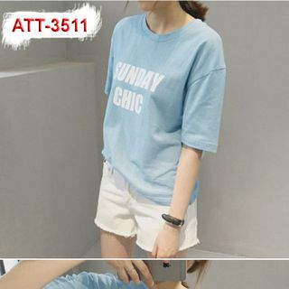 Bỏ sỉ thun chữ sunday chic
