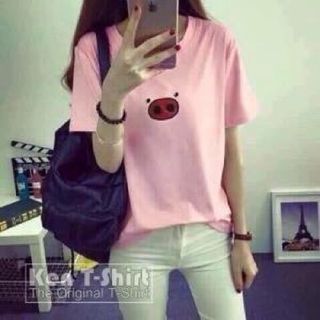 Áo thun cotton in