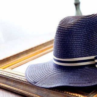 Nón cói viền sọc thủy thủ