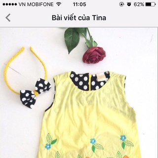 Váy hoa bé gái