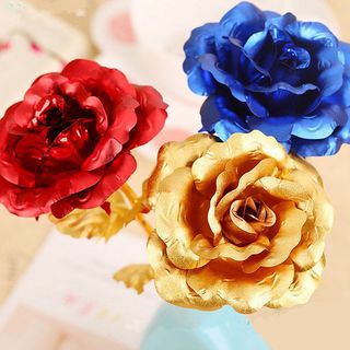 Bán sỉ sll hoa hồng nhũ vàng 24k