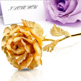 Bán sỉ sll hoa hồng nhũ vàng 24k