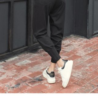 Quần baggy thun da cá nữ