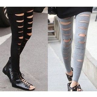 Quần legging rách