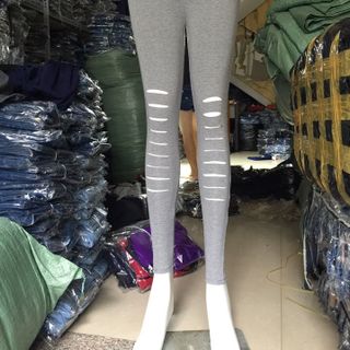 Quần legging rách