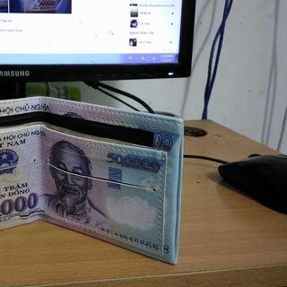 Ví da hình tiền