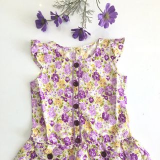 Đầm tay con đại 2 túi